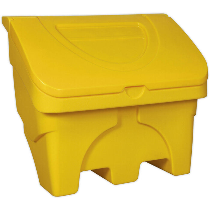 130 Litre Grit & Salt Storage Box - Large Opening - Indoor & Outdoor Storage Loops