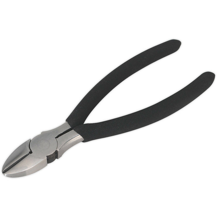 150mm Side Cutter Pliers - Drop Forged Steel - 10mm Jaw Capacity - Foam Grip Loops