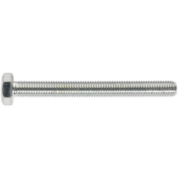 25 PACK HT Setscrew - M10 x 100mm - Grade 8.8 Zinc - Fully Threaded - DIN 933 Loops