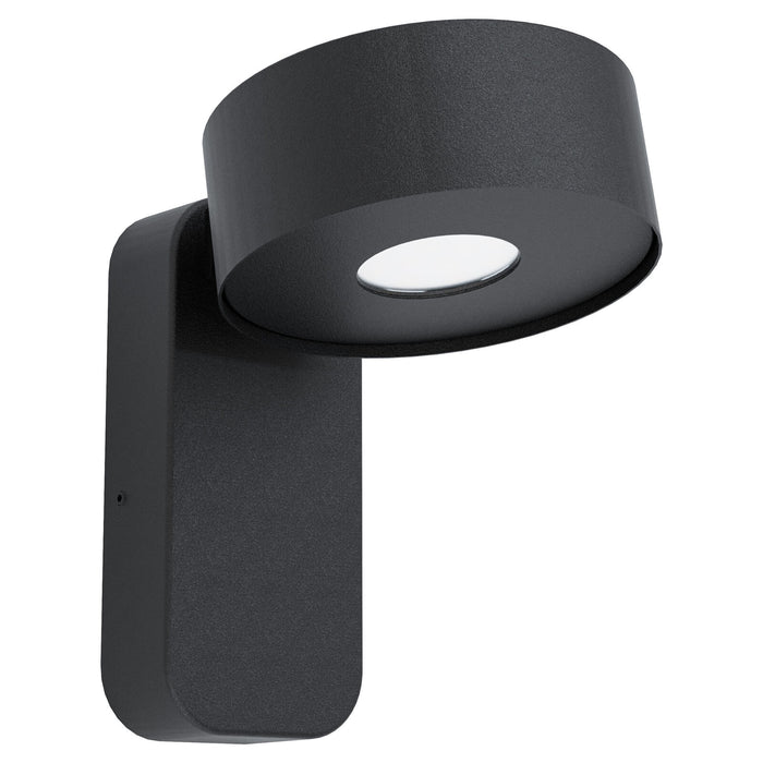 IP44 Outdoor Wall Light Black Zinc Steel 6W Built in LED Porch Lamp Loops