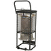 Industrial Propane Heater - 125000 Btu/Hr Space Warmer - Heavy Duty Frame Loops