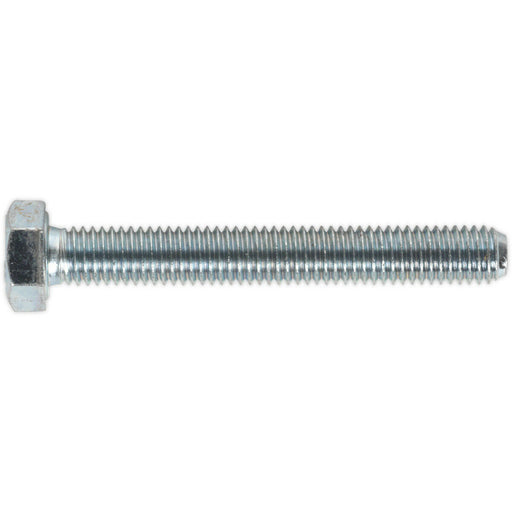 50 PACK HT Setscrew - M8 x 60mm - Grade 8.8 Zinc - Fully Threaded - DIN 933 Loops