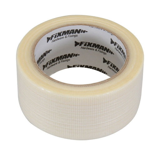 50mm x 20m CLEAR Heavy Duty Duct Tape Strong Waterproof Grab Adhesive Tearable Loops