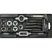17pc Metric Tap & Die Set - M3 to M12 - Manual Bar & Socket Threading Tool Loops
