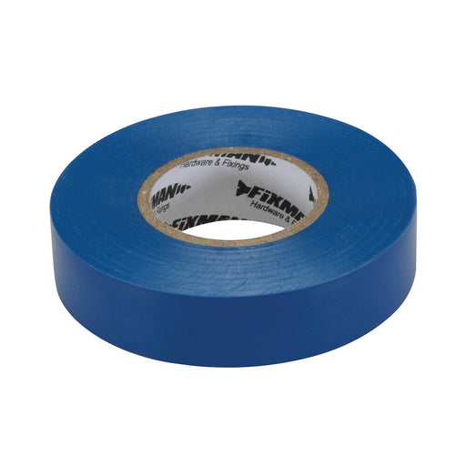 19mm x 33m Blue Insulation Tape PVC Electrical Wire Wrap Moisture Resistant Loops