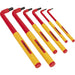 6 Piece Extra-Long Electricians Hex Key Set - VDE Approved - 2.5mm to 8mm Size Loops