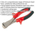 165mm End Cutter Pliers - Hardened 5mm Cutting Jaws - Drop Forged Steel Loops