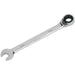 11mm Reversible Ratchet Combination Spanner - Chrome Vanadium Steel Wrench Loops