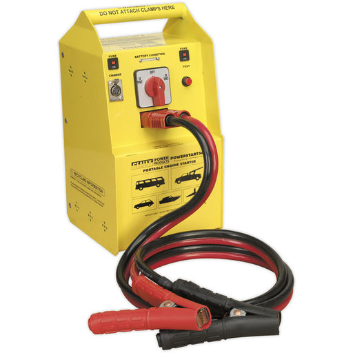 High Power Emergency Jump Starter - Engines Up To 500 hp - 4400A / 2200A Loops