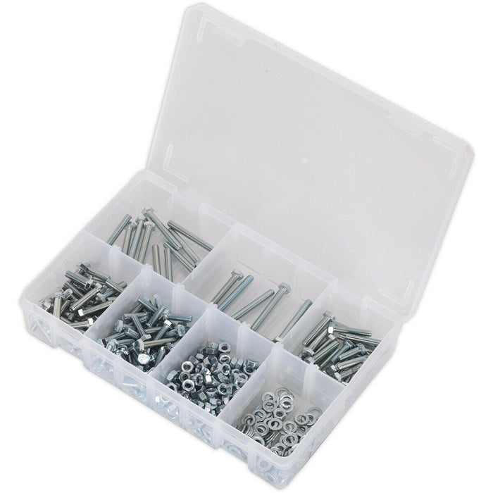 444 Piece Setscrew Nut & Washer Assortment - High Tensile Steel - M5 Metric Loops