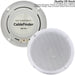 4x Moisture Resistant Ceiling Speakers 80W 16Ohm 5" Kitchen Bathroom 2 Way Loud Loops