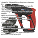 20V Rotary Hammer Drill - SDS Plus Chuck - Includes 2Ah Battery & Charger - Bag Loops