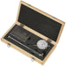 50mm Dial Bore Gauge - 18mm to 35mm Range - Probe Body - Wooden Storage Case Loops