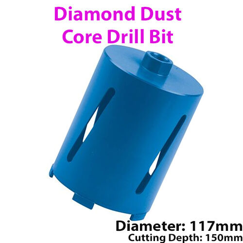 117mm x 150mm Diamond Core Drill Bit Hole Cutter For Brick Wall / Concrete Block Loops