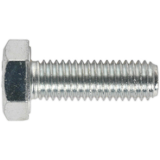 25 PACK HT Setscrew - M10 x 30mm - Grade 8.8 Zinc - Fully Threaded - DIN 933 Loops