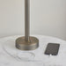 Table Lamp Antique Bronze Plate & Vintage White Fabric 60W E27 GLS e10654 Loops