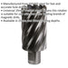 37mm x 50mm Depth Rotabor Cutter - M2 Steel Annular Metal Core Drill 19mm Shank Loops