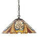 Tiffany Glass Hanging Ceiling Pendant Light Bronze Chain Down Lamp Shade i00121 Loops