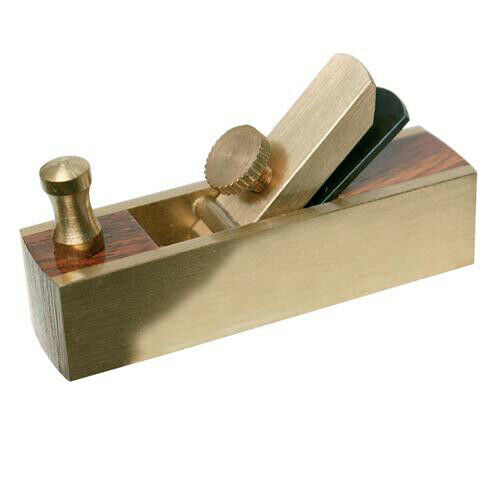 72mm Mini Block Intricate Plane Woodword/Carpentry Rosewood And Brass Loops
