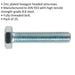 25 PACK HT Setscrew - M10 x 50mm - Grade 8.8 Zinc - Fully Threaded - DIN 933 Loops