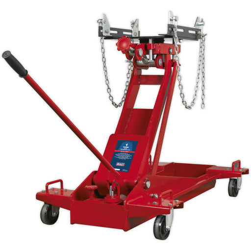 Floor Transmission Jack - 1 Tonne Capacity - Safety Chain - 885mm Max Height Loops