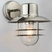 2 PACK IP44 Outdoor Wall Lamp Stainless Steel Caged Glass Lantern Down Light Loops