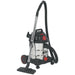 1400W Industrial Wet & Dry Vacuum Cleaner - 20L Steel Drum - Auto Start Feature Loops