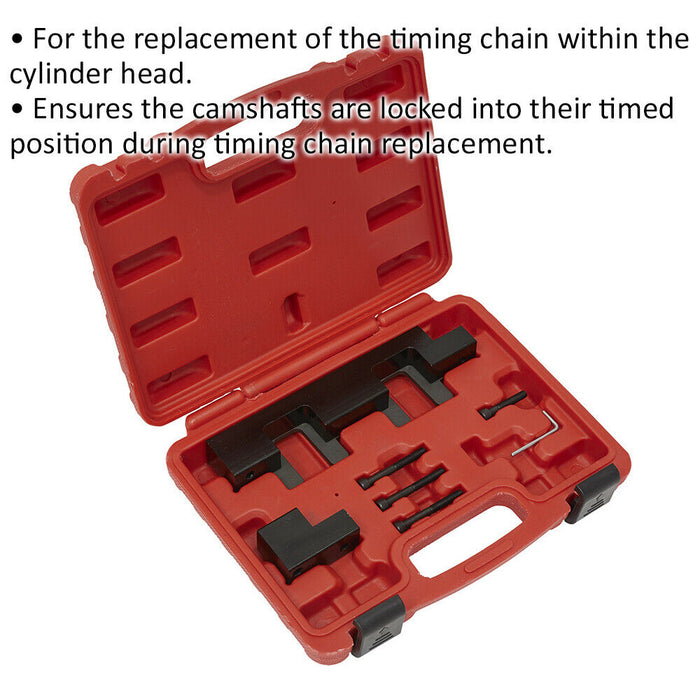 Diesel Engine Timing Tool Kit Chain in Cylinder Head - For GM Vauxhall 2.0 CTDi Loops