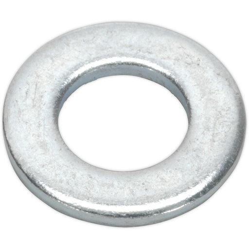 100 PACK Form A Flat Zinc Washer - M8 x 17mm - DIN 125 - Metric - Metal Spacer Loops