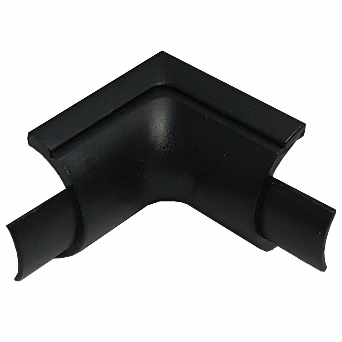 Yt2 Adapter 16mm x 8mm Black Smooth Fit Right Angled Internal Trunking Adapter Und ...
