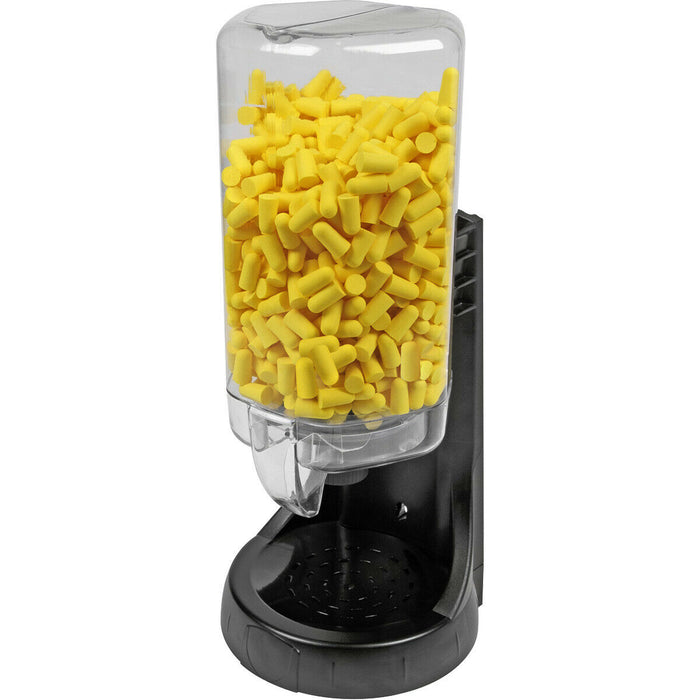 Disposable Ear Plug Dispenser - Contains 500 Pairs - Single Use Ear Plugs Loops