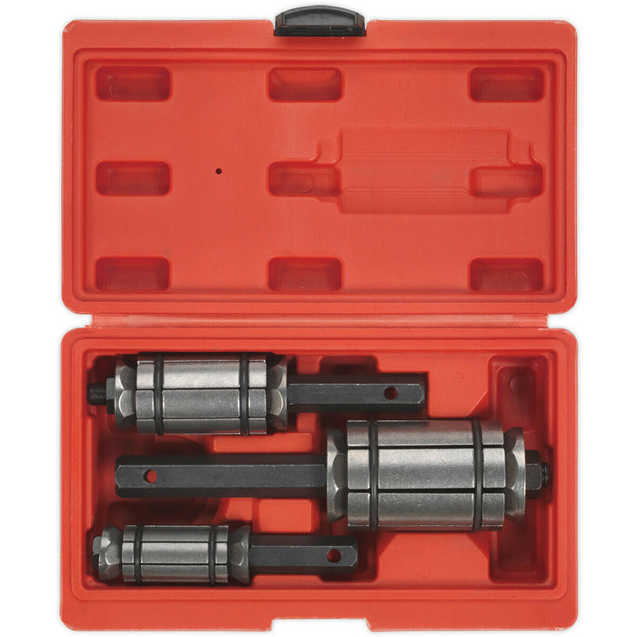 3 Piece Exhaust Pipe Expander Set - Small Medium & Large - Hex Drive - Case Loops