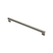 4x Keyhole Bar Pull Handle 376 x 22mm 352mm Fixing Centres Satin Nickel & Steel Loops