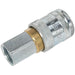 1/2" BSP Female Coupling Body - 100 psi Free Airflow Rate - Air Coupling Adaptor Loops