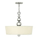 3 Bulb Ceiling Pendant Light Fitting Highly Polished Nickel LED E27 60W Loops