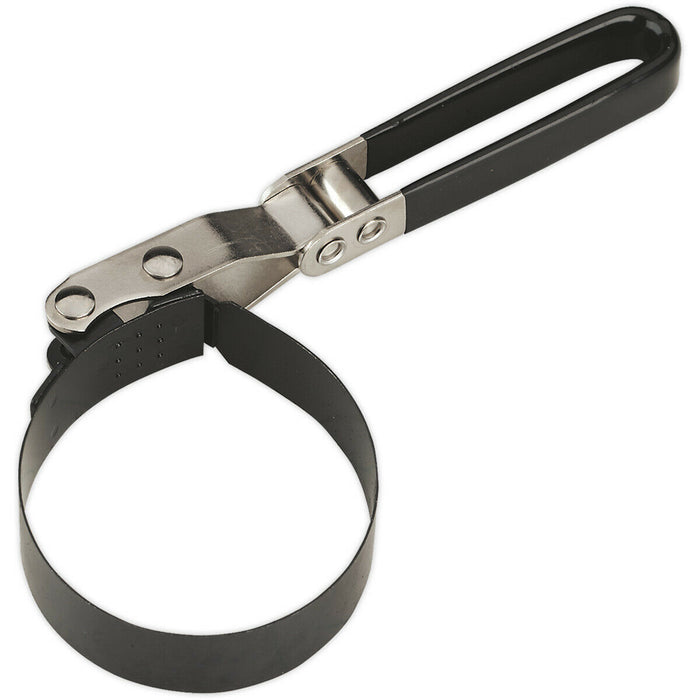 Oil Filter Band Wrench - 73-82mm Capacity - PVC Dipped Handle - Swivel Action Loops