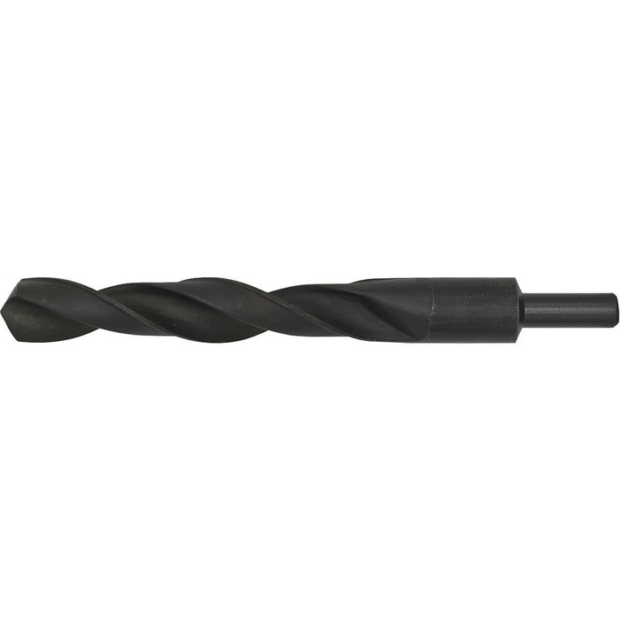 25 x 240mm HSS Roll Forged Blacksmith Drill Bit - Reduced Shank - 160mm Flute Loops