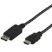 1.8M DisplayPort Male to HDMI Plug Cable Display Port Monitor Adapter Lead Loops