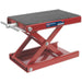 450kg Motorcycle Scissor Stand - Non-Slip Platform Cover - 365mm Max Height Loops