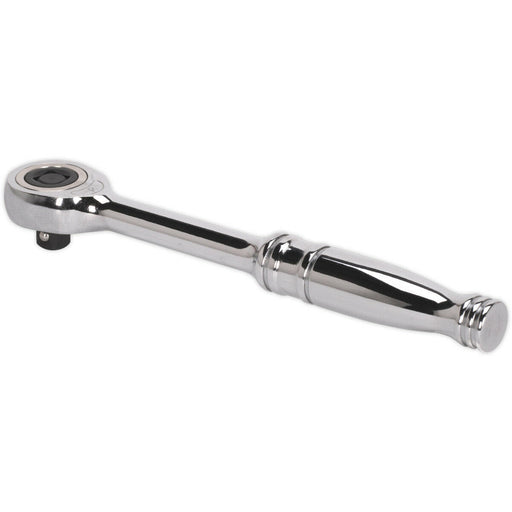 Gearless Ratchet Wrench - 1/4 Inch Sq Drive - Push-Through Reverse Steel Wrench Loops