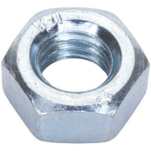 100 PACK - Steel Finished Hex Nut - M8 - 1.25mm Pitch - Manufactured to DIN 934 Loops