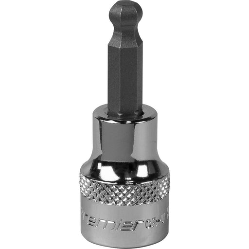 6mm Ball-End Hex Socket Bit - 3/8" Square Drive - Chrome Vanadium Wrench Socket Loops