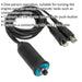 Remote Starter Switch - Push Button Activation - 1.5m Cable - Connectivity LED Loops