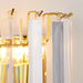 2 Lamp Ceiling 2x Matching Twin Wall Light Pack Semi Flush Brass Acrylic Shade Loops