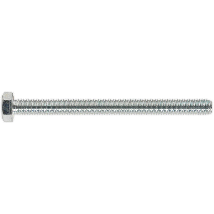 25 PACK HT Setscrew - M8 x 100mm - Grade 8.8 Zinc - Fully Threaded - DIN 933 Loops