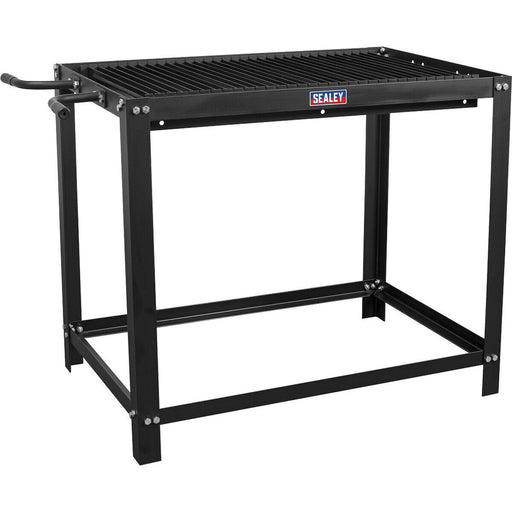 Plasma Cutting Table Workbench - Mild Steel - 113kg Capacity - Replaceable Slats Loops