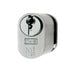 42mm Oval Single Cylinder Lock Master Key 10 Pin Polished Chrome Door Lock Loops