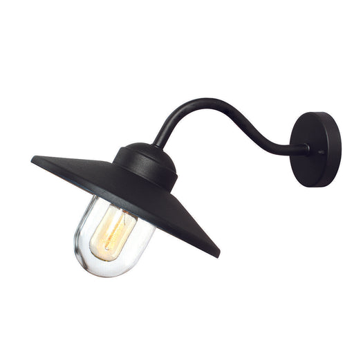 Outdoor IP44 Wall Light Sconce Black LED E27 60W Bulb Outside External d01606 Loops