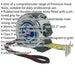 5m Professional Tape Measure - Rubberised Chrome Body - Metric & Imperial Loops