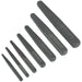 7 Piece Square Type Screw Extractor Set - Heat Treated Steel - Screw Removal Loops